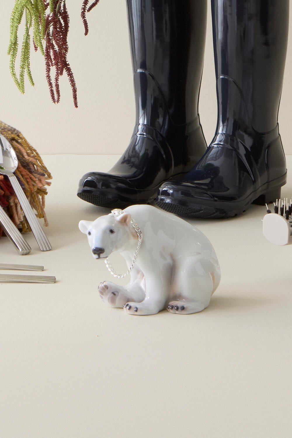 Figurine Isbjørn, siddende